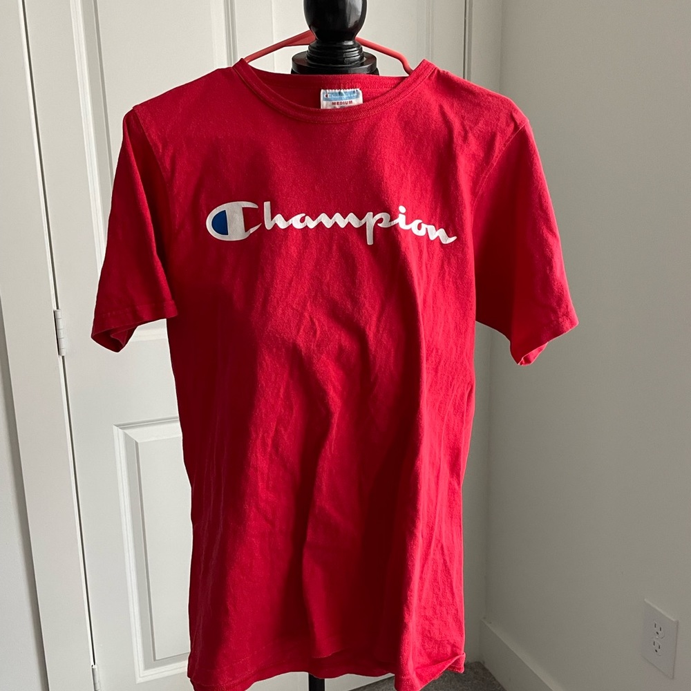 Champion Red T-Shirt - M